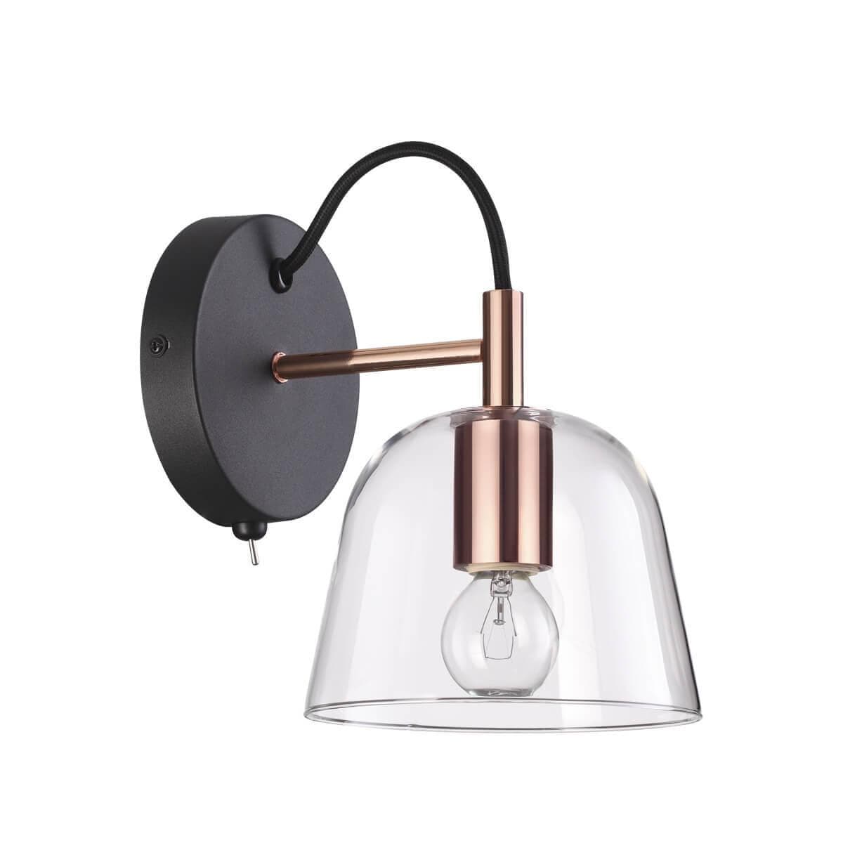 Lumion 4455/1W LN20 060 черный, медный Бра E14 1*60W 220V DEMI — миниатюра 2