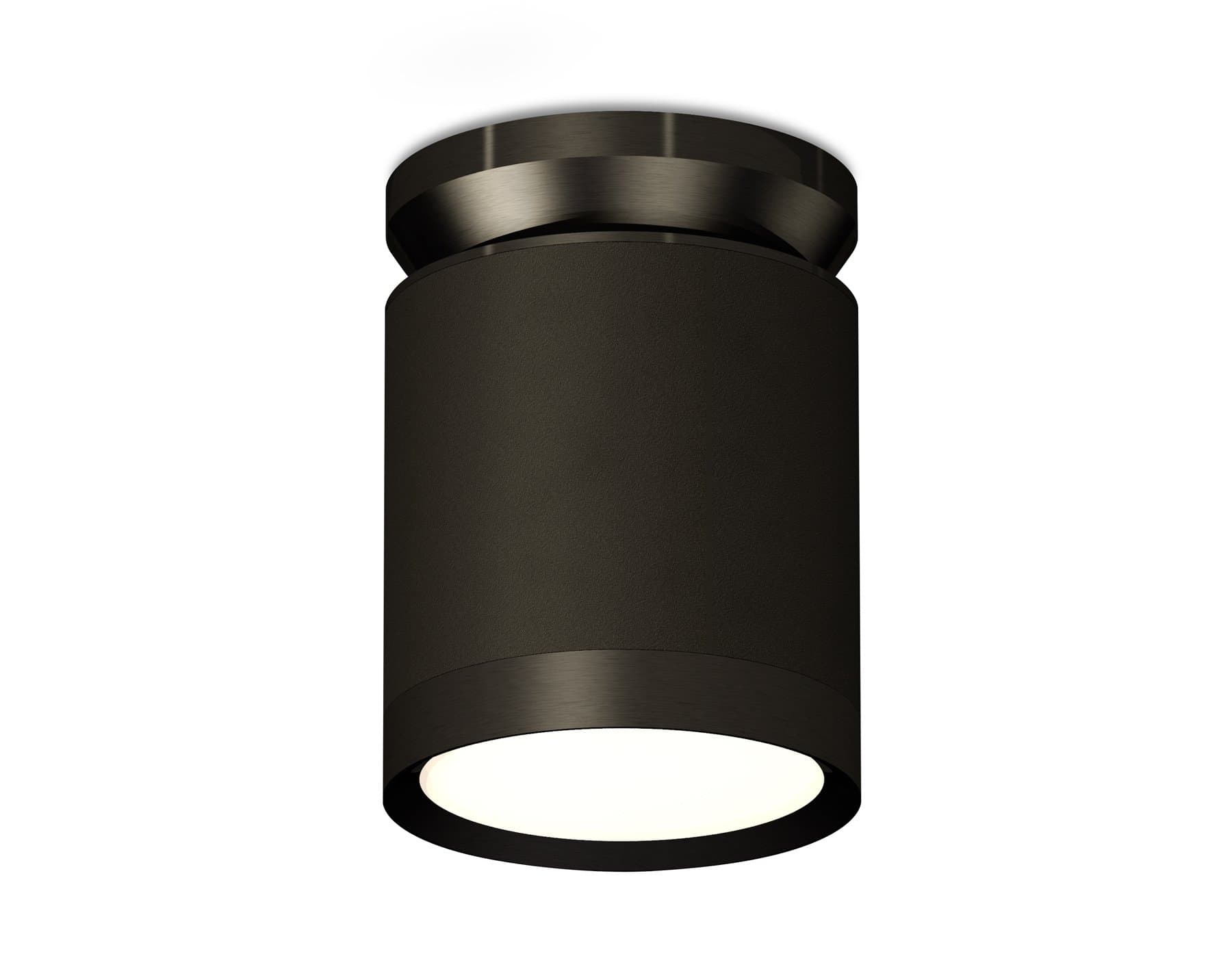 Ambrella Комплект накладного светильника XS8142020 SBK/PBK черный песок/черный полированный GX53 (N8902, C8142, N8113) — миниатюра 1