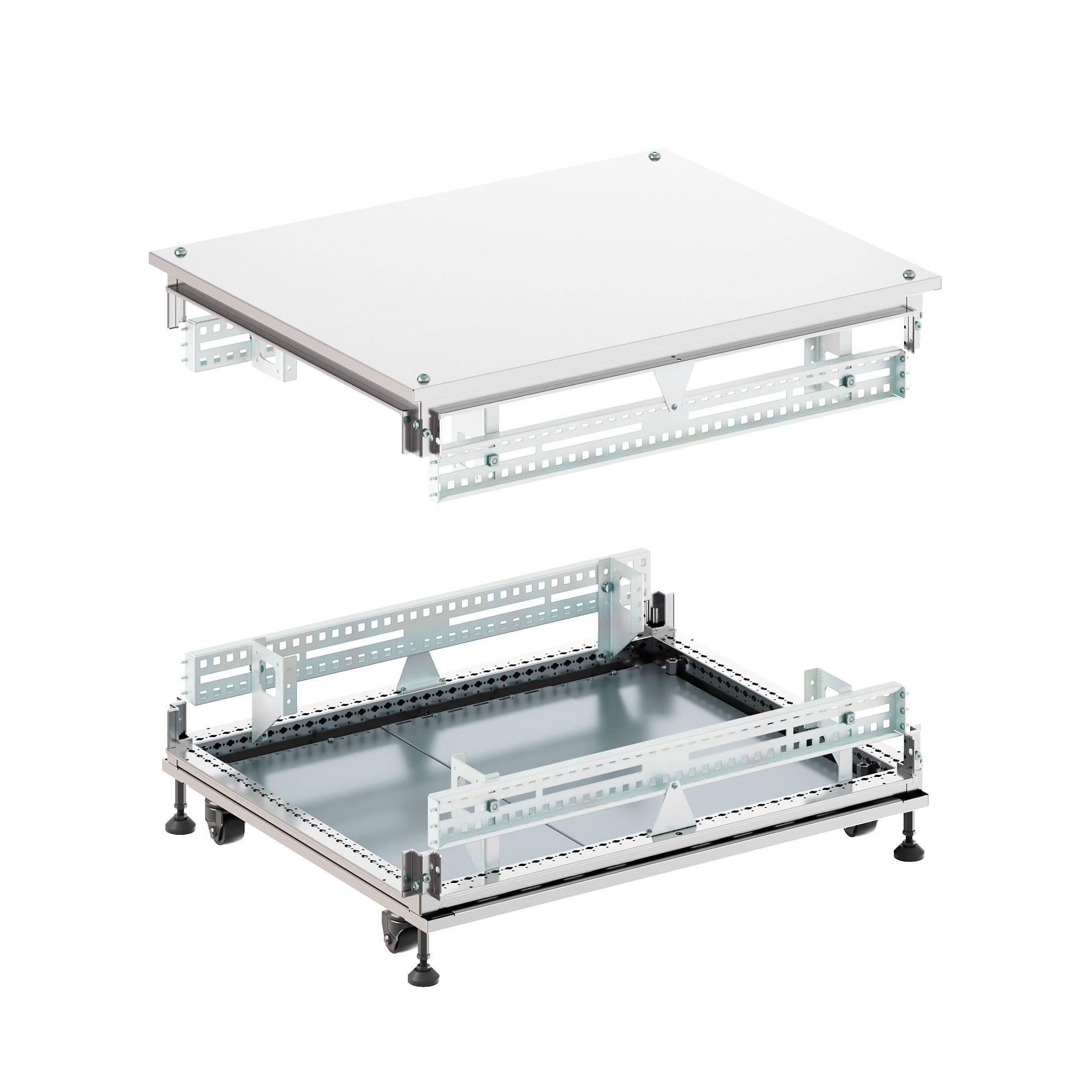 DKC Крыша основание сплошные IT-CQE 800x1200, RAL7035 — миниатюра 1