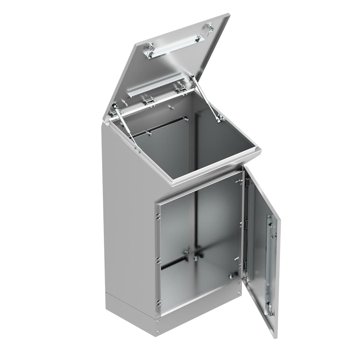 EKF Пульт управления напольный "Inox" AISI304 TP6 IP55 (960х600х400) — миниатюра 3