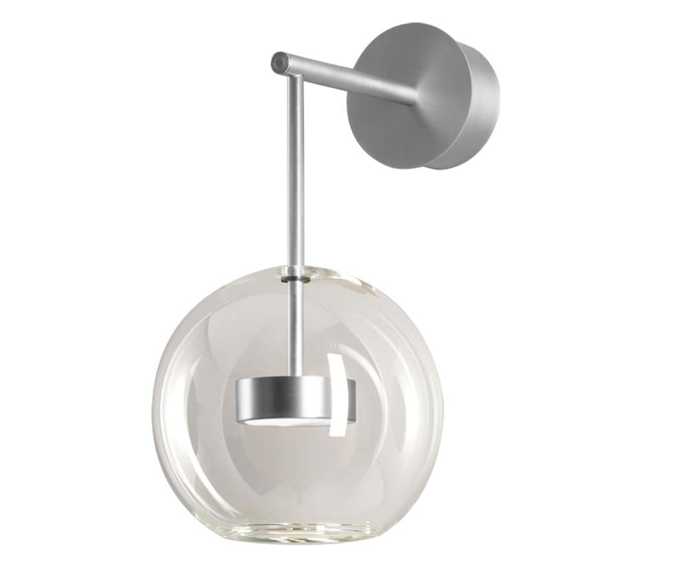 Kink Light 07545A,21(02) Бра Галла прозрачный (цвет корпуса хром) d20 h35 Led 14W (4000K)