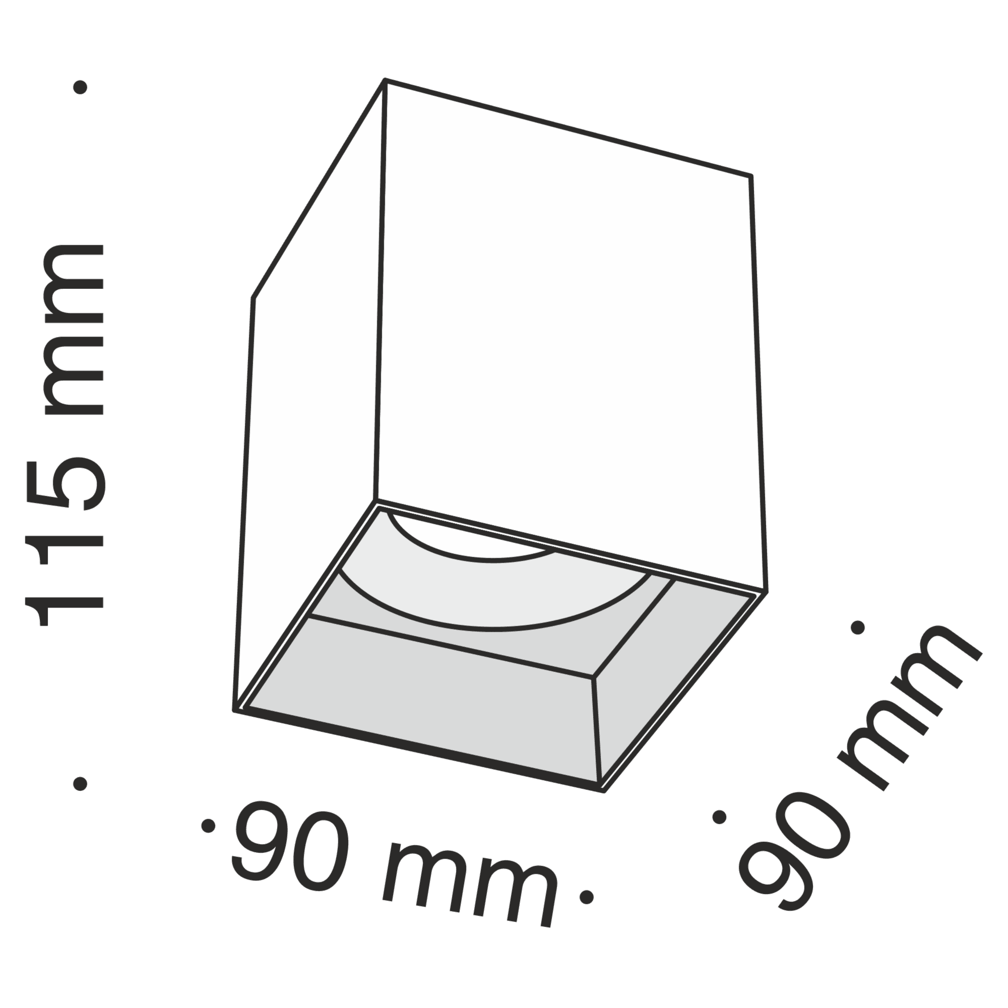 Maytoni Technical Alfa Черный Потолочный светильник GU10 50W C015CL-01B — миниатюра 5