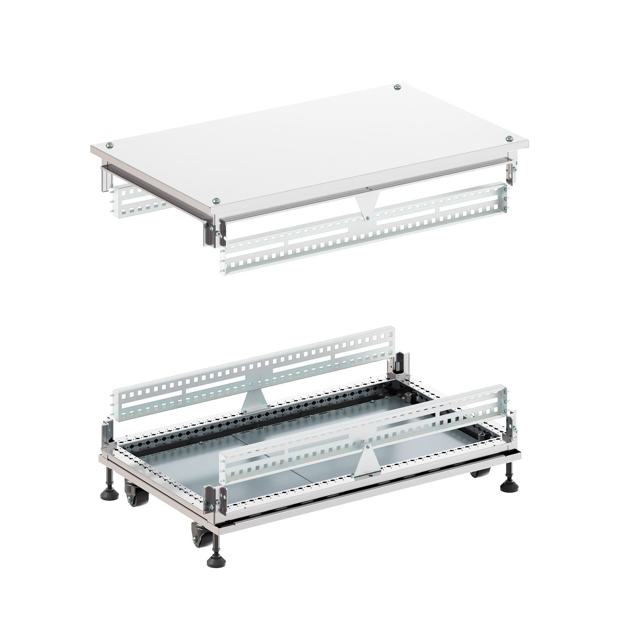 DKC Крыша основание сплошные IT-CQE 600x1200, RAL7035 — миниатюра 1