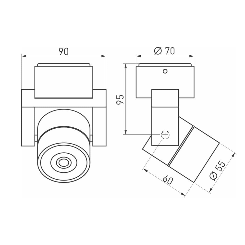 Arlight Светильник SP-UNO-R55-5W Day4000 (WH, 24 deg) 025087 — миниатюра 2