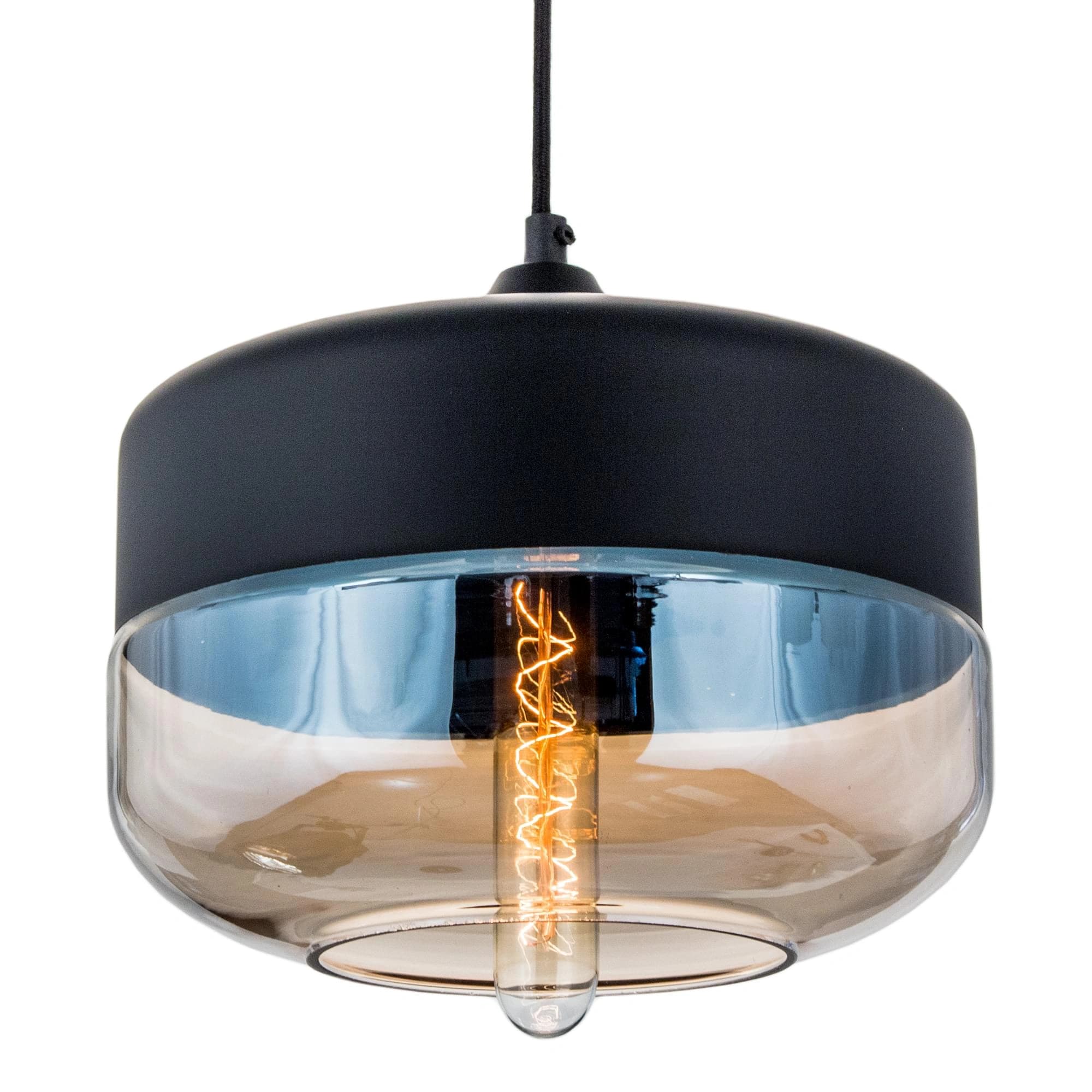 CITILUX CL450208 Эдисон  Св-к Подвес Черный+Дымчатый — миниатюра 3