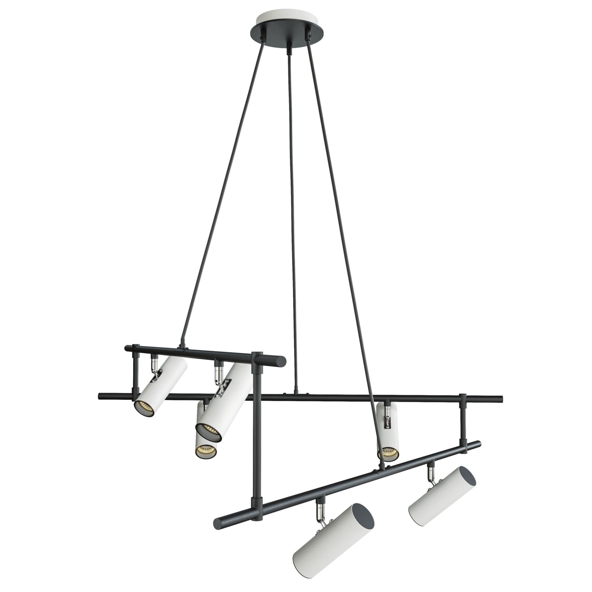 Maytoni Technical Черно-белый Светильник подвесной MOD128PL-06WB — миниатюра 2