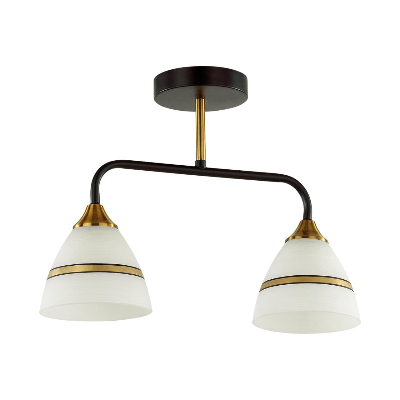 Lumion 5214/2CA COMFI черный, бронзовый Люстра потолочная E27 2*60W 220V NETTIE
