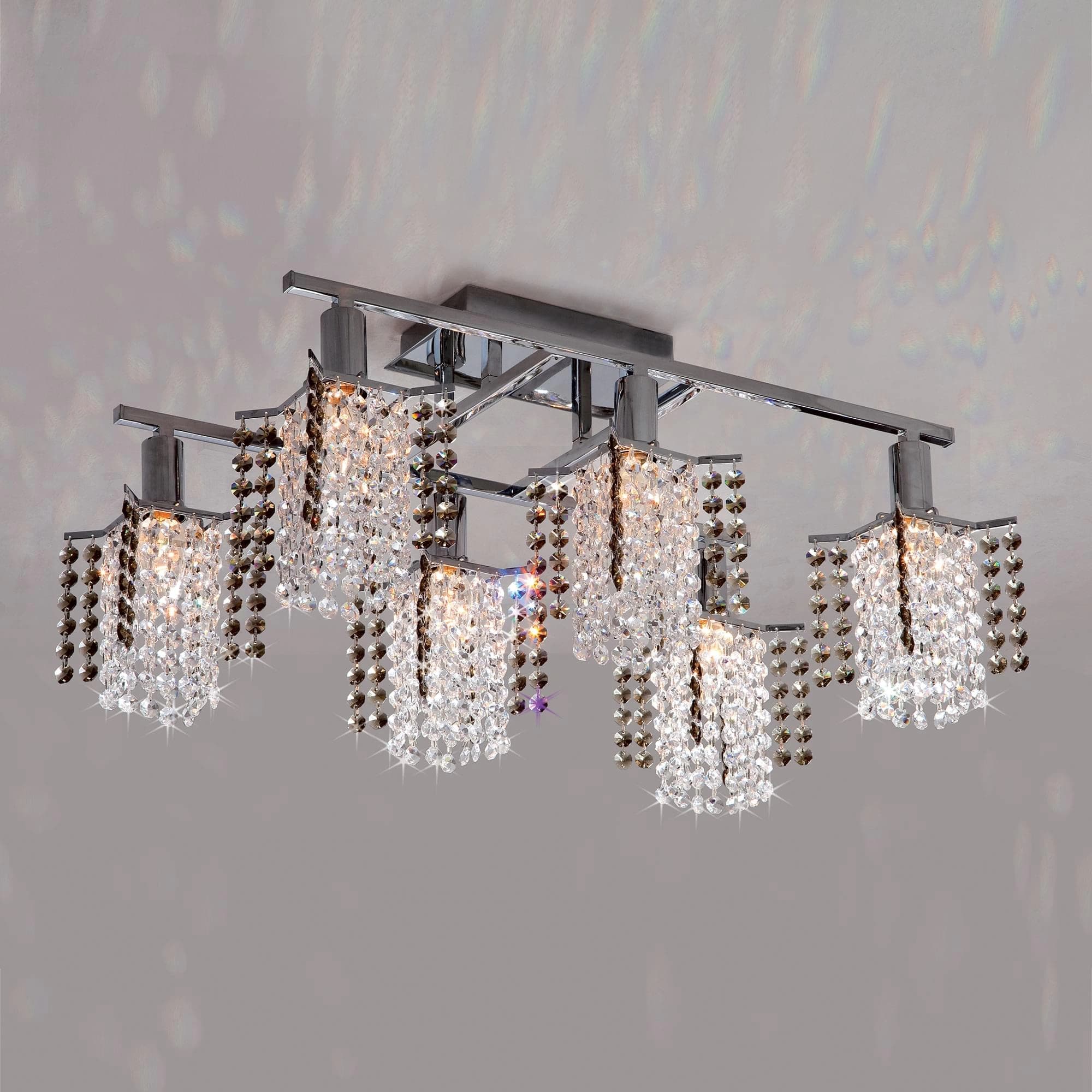 Citilux CL323161 Лекс Хром+Пр.+Дымч. Светильник Люстра