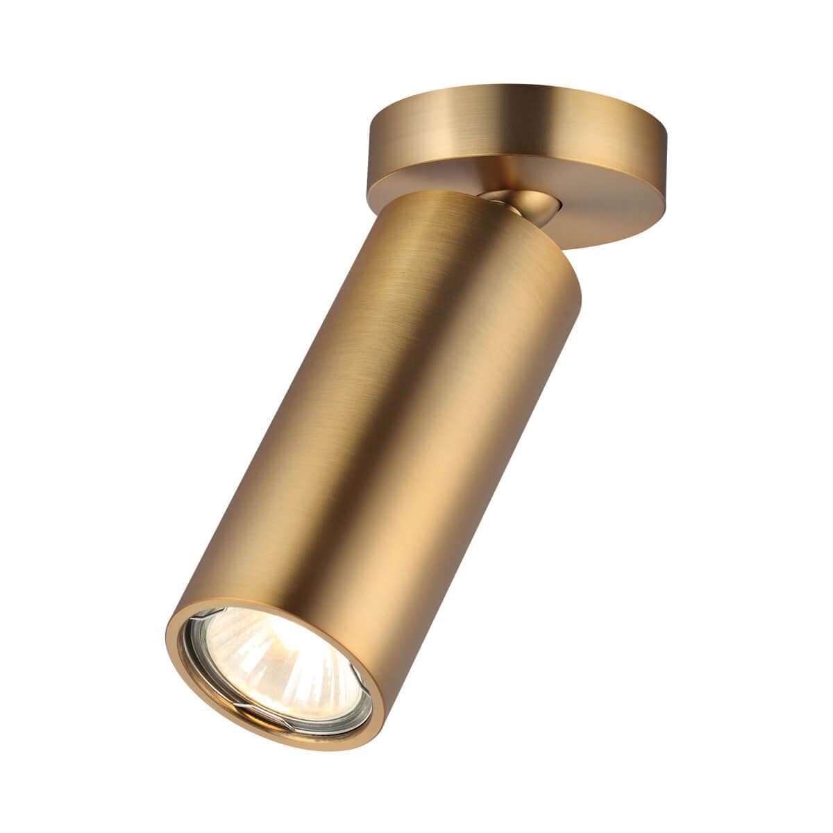 Odeon Light 4279/1C HIGHTECH ODL21 165 античн бронза/металл накладн. Поворотный светильник GU10 1*50W NINO