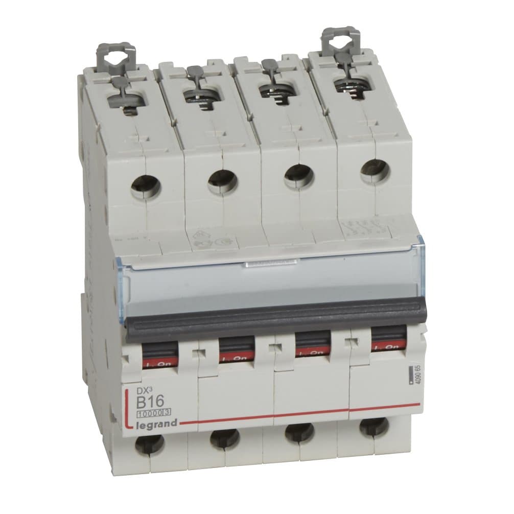 Legrand DX3 Автоматический выключатель 4P 16A (B) 10kA/16kA 409065