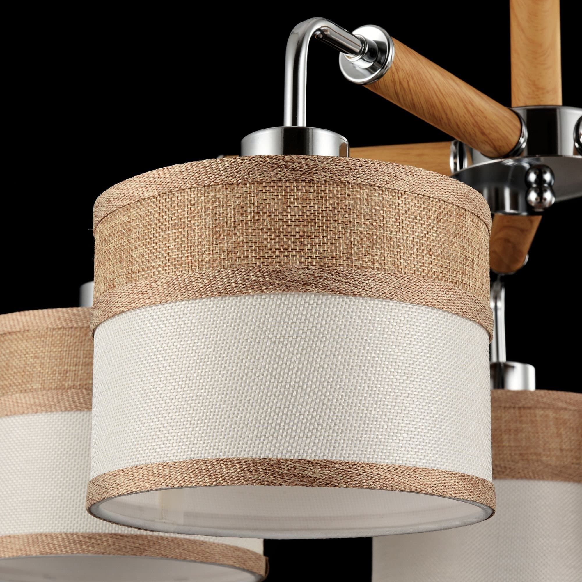 Freya Modern Helen Хром Потолочный светильник E27 40W FR5329-PL-05-CH — миниатюра 3
