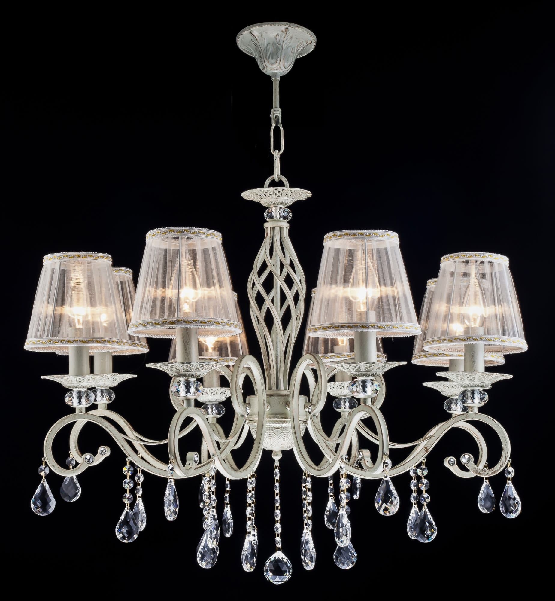 Maytoni Elegant Grace Белый с Золотом Люстра 8xE14 40W ARM247-08-G — миниатюра 2