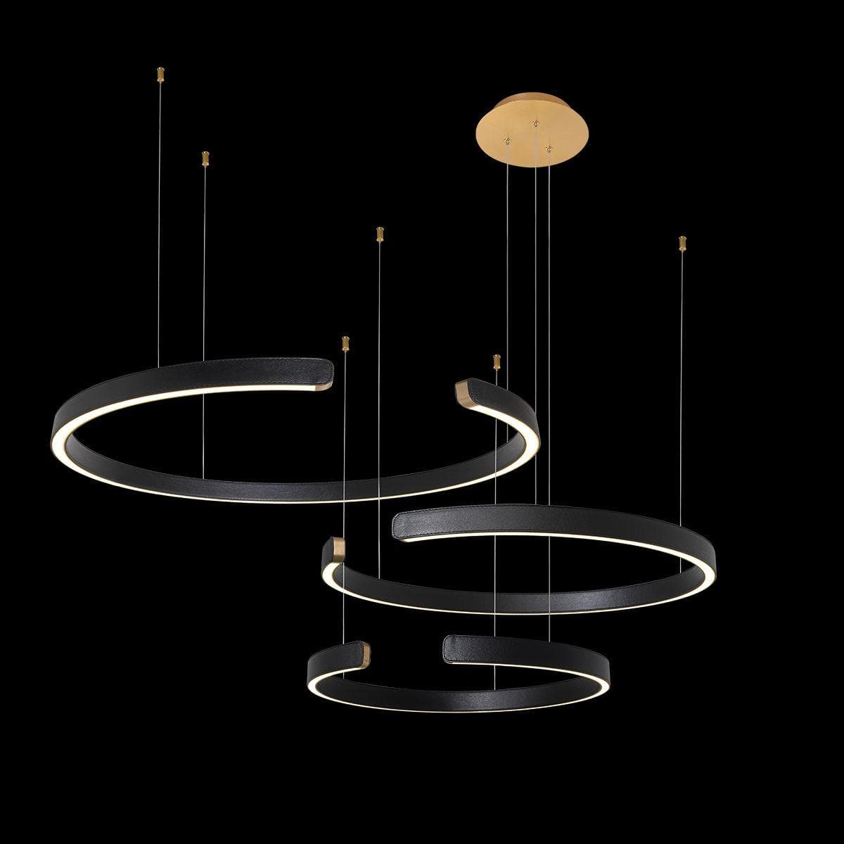 LOFT IT 10025/3 Black Светильник подвесной Ring, шт — миниатюра 3
