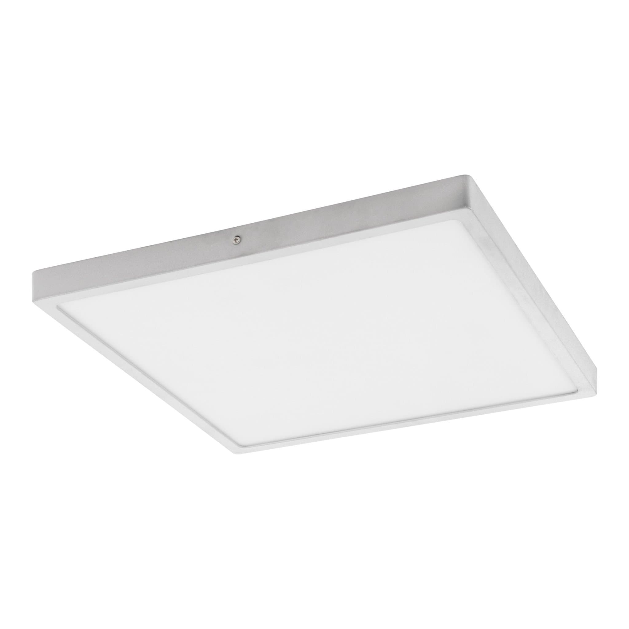Eglo 97268 Cветодиодный накладной светильник FUEVA 1, 25W(LED), 2500lm, 400х400, H30, алюминий, белый/пластик