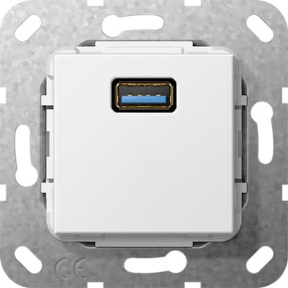 Gira S-55 Бел Переходник USB 3.0 A 568203