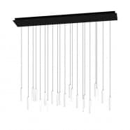 Eglo 390211 Светодиодный подвес LED-HL/8 black/crystal 'SARDENARA'