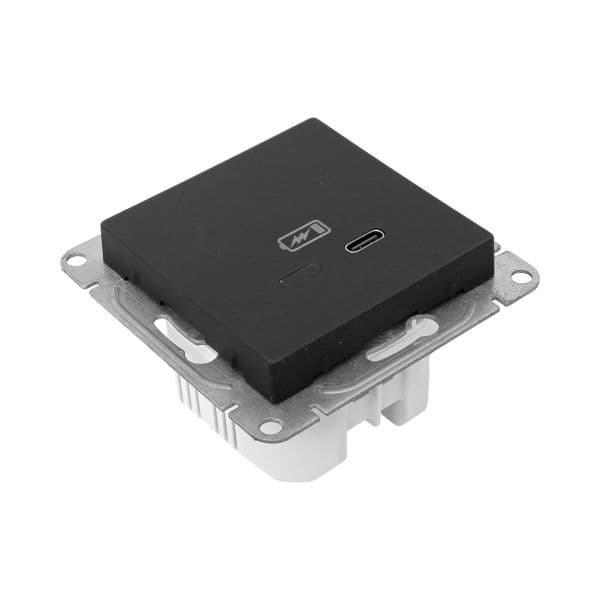 EKF Механизм розетки USB-С, быстрая, чёрная Эпика — миниатюра 11
