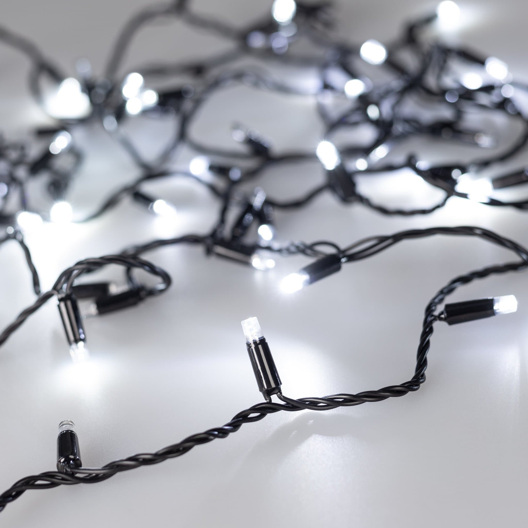 Arlight Светодиодная гирлянда ARD-STRING-CLASSIC-1000-BLACK-100LED-PULSE White (230V, 7W) (Ardecoled, IP65) 031651 — миниатюра 1