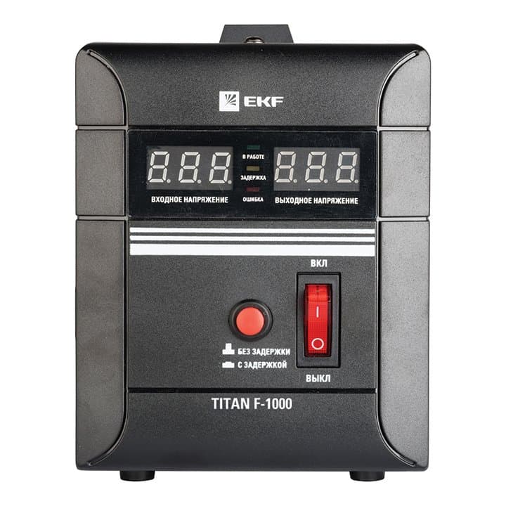 EKF PROxima Стабилизатор напряжения напольный TITAN F-1000 — миниатюра 2