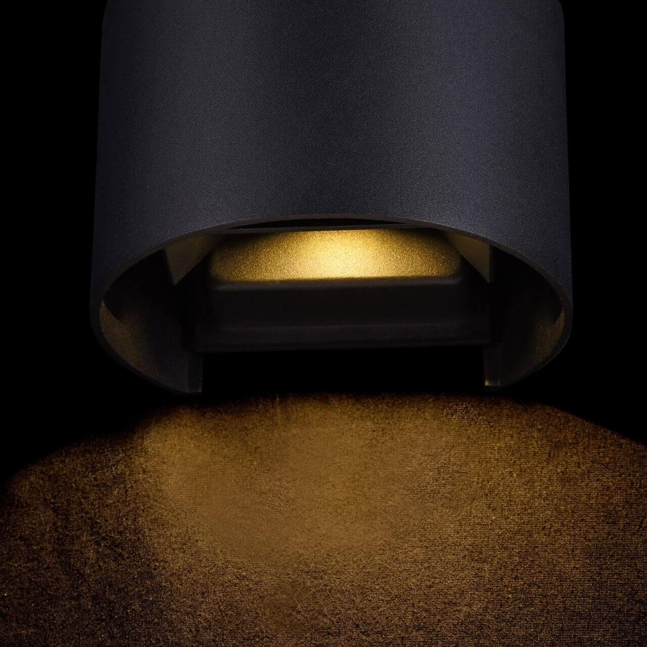 Maytoni Outdoor Fulton Черный Бра LED 400Lm 6W O573WL-L6B — миниатюра 9