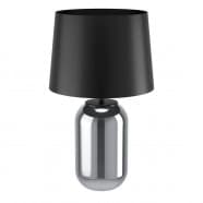 Eglo 390063 Настольная лампа CUITE, 1Х40W, E27, H605, Ø350, стекло/сталь, черный