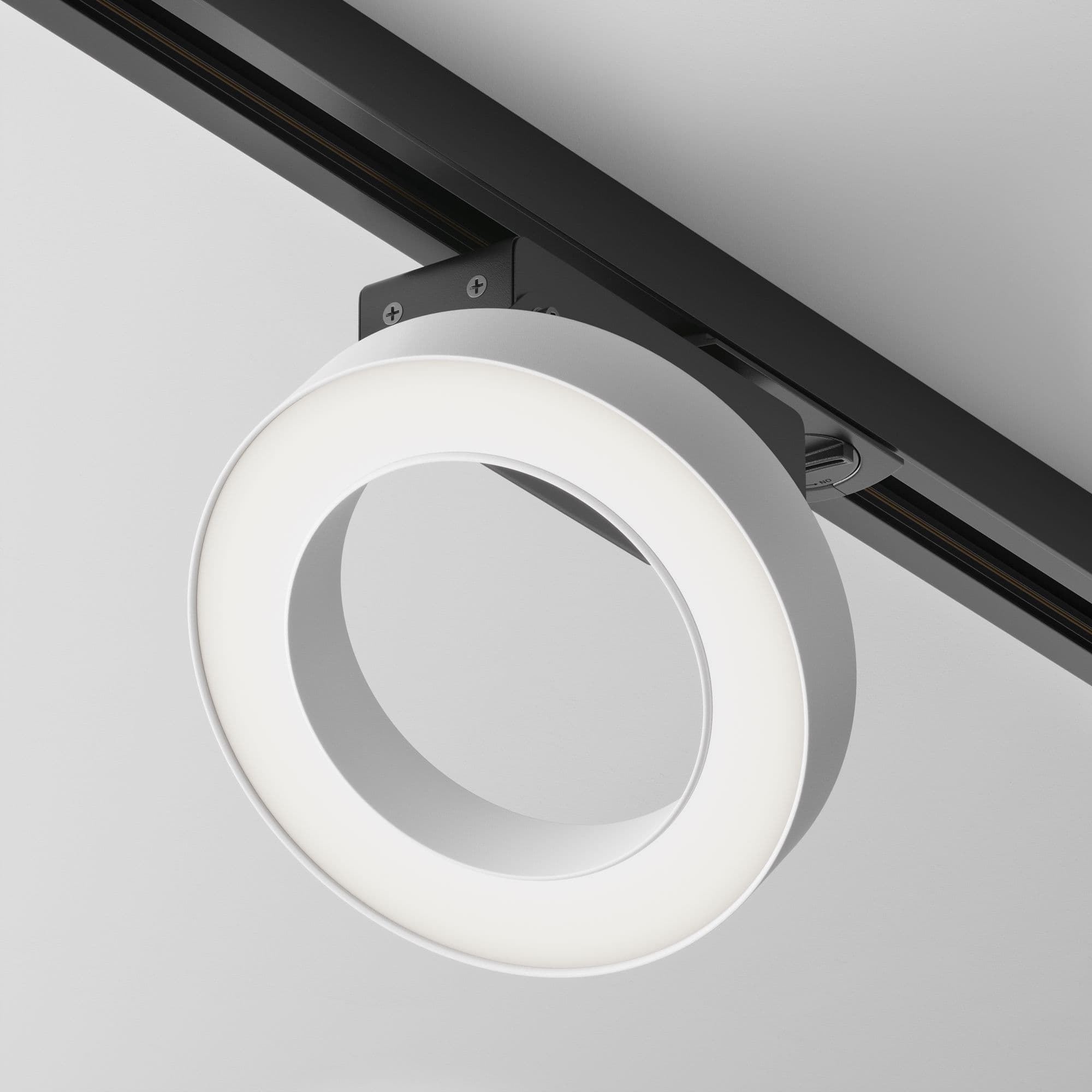 Maytoni Трековый светильник Черно-белый Rim TR044-1-12W4K-W