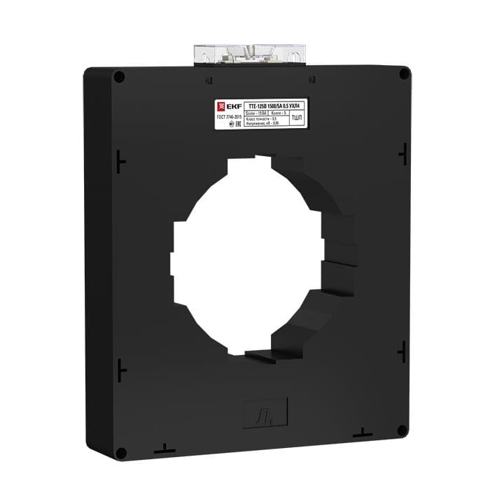 EKF PROxima Трансформатор тока ТТЕ-125-1500/5А класс точности 0,5 (большой корпус) — миниатюра 1