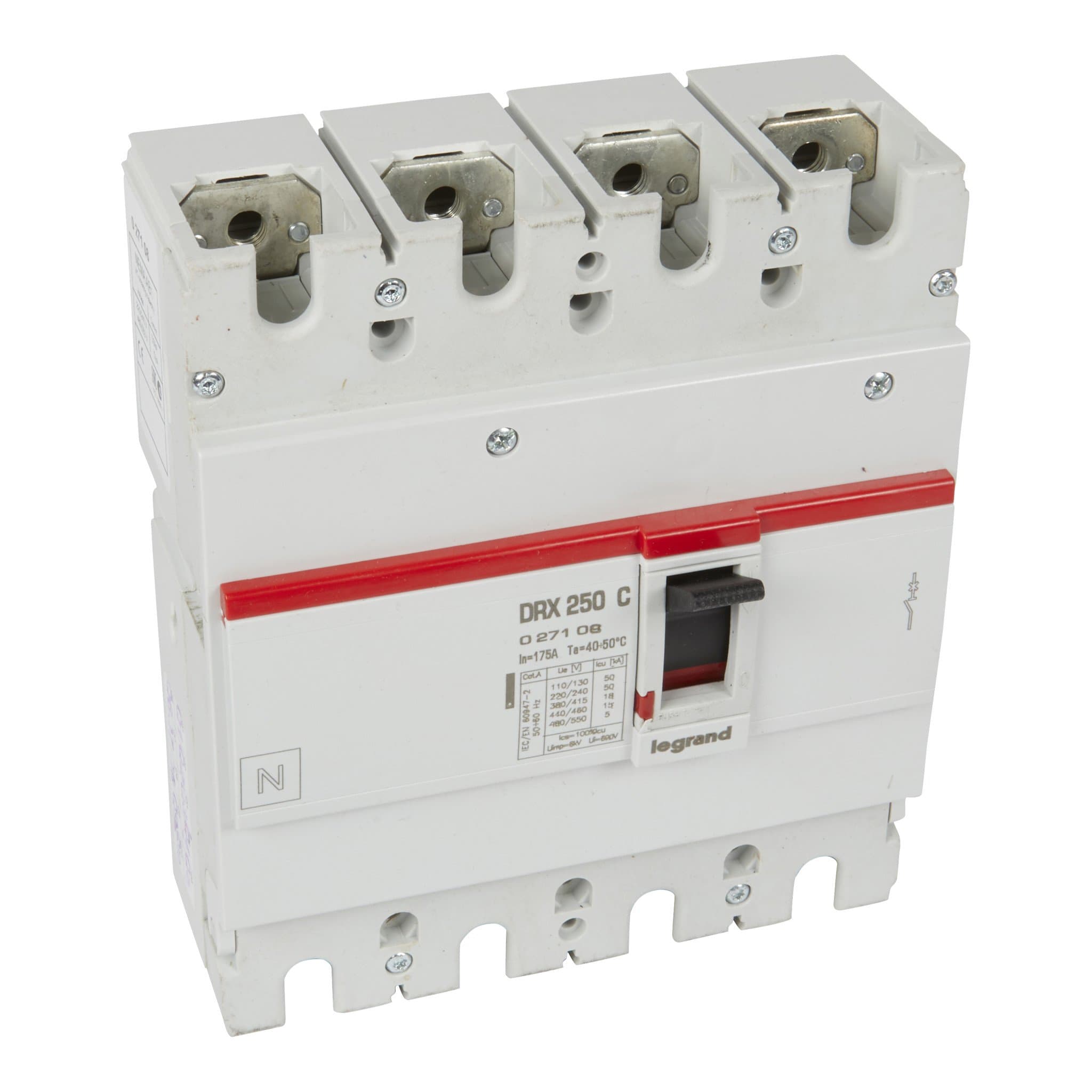 Legrand DRX250 фиксированный 4P 175А 18кА 027108 — миниатюра 1