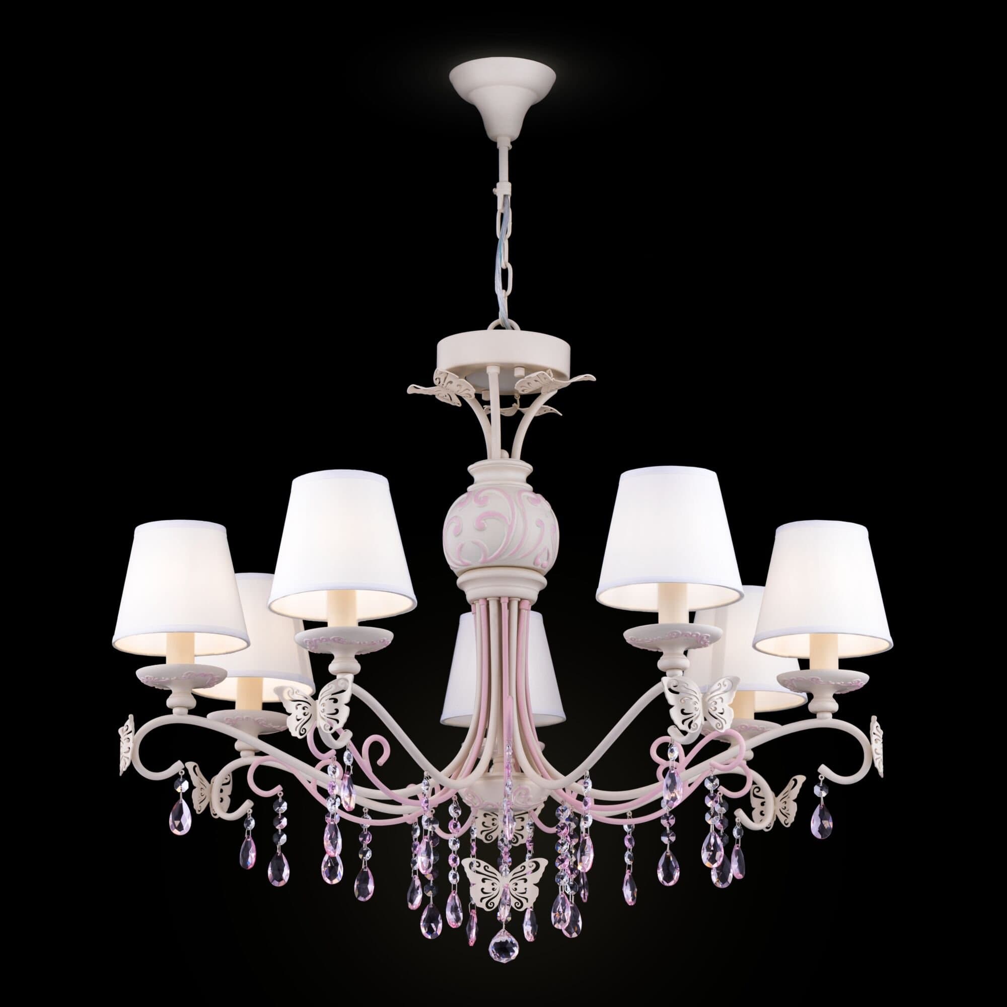 Maytoni Elegant Fiona Белый Люстра 7xE14 40W ARM032-07-PK — миниатюра 7
