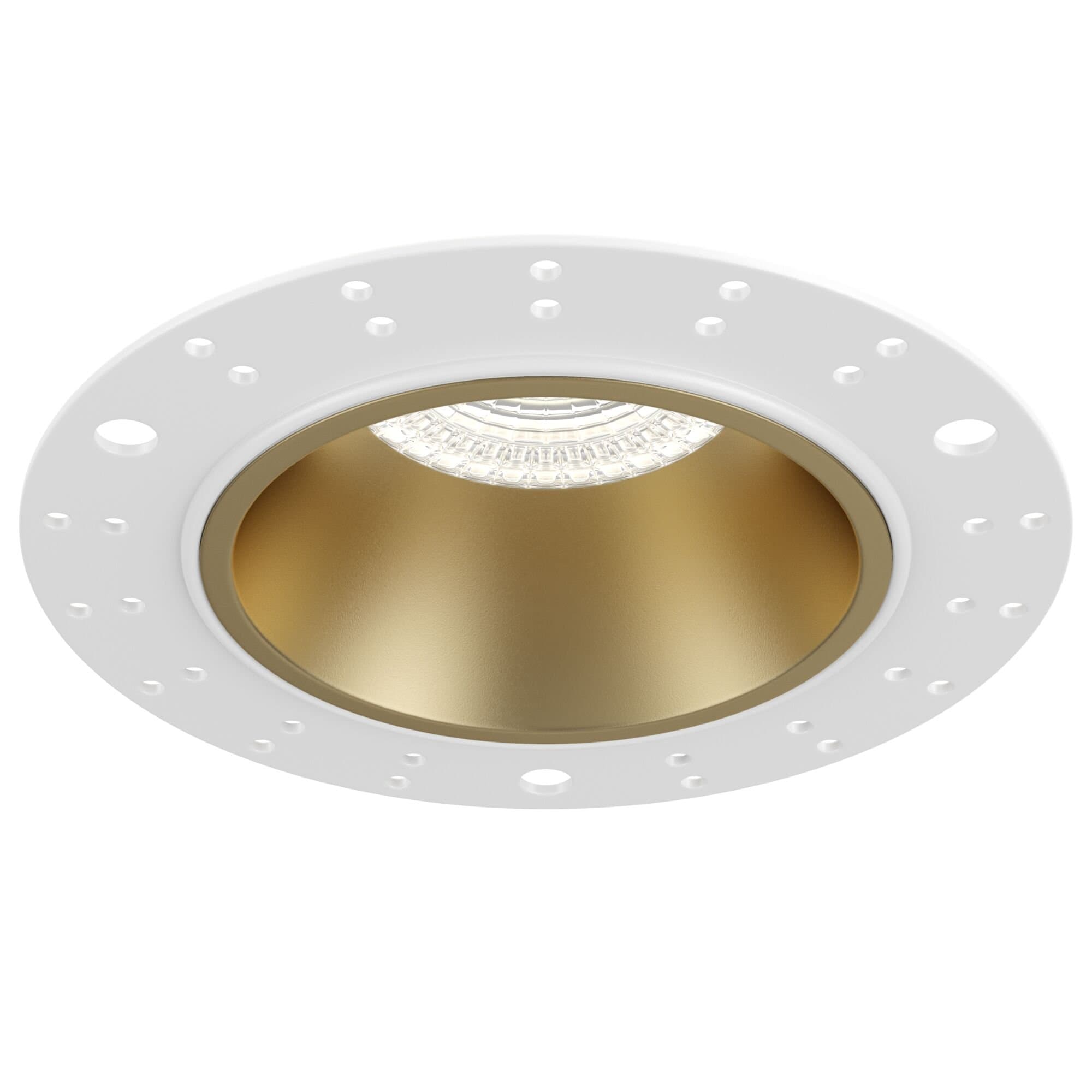 Maytoni Downlight Матовое Золото Светильник встраиваемый (Набор) ( DL051-02W+DLA051-03MG) DL051-2MG — миниатюра 3