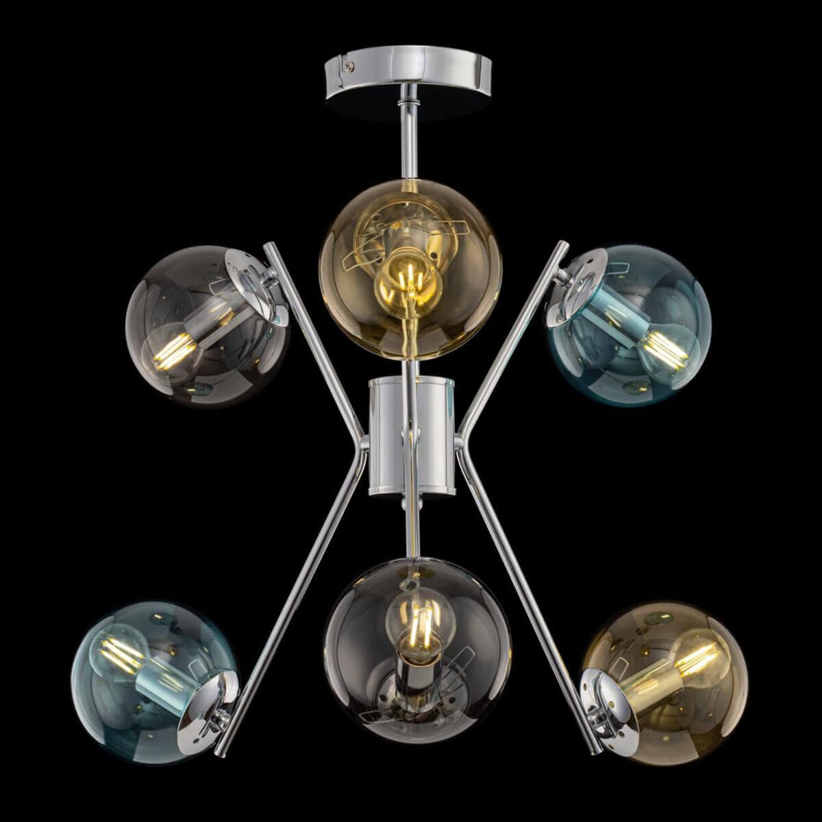 Freya Modern Nancy Хром Люстра FR5083PL-06CH — миниатюра 7