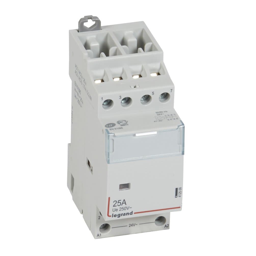 Legrand CX3 Контактор 24V 2НО+2НЗ 25А 412509 — миниатюра 1