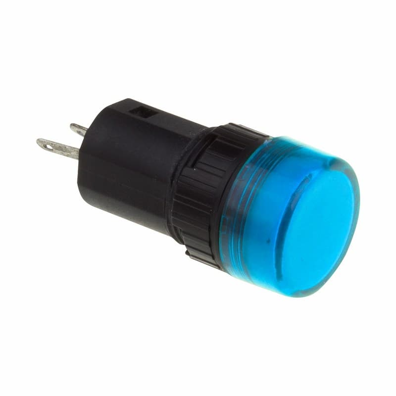 Индикатор Ø16 220V синий LED Rexant 36-3371