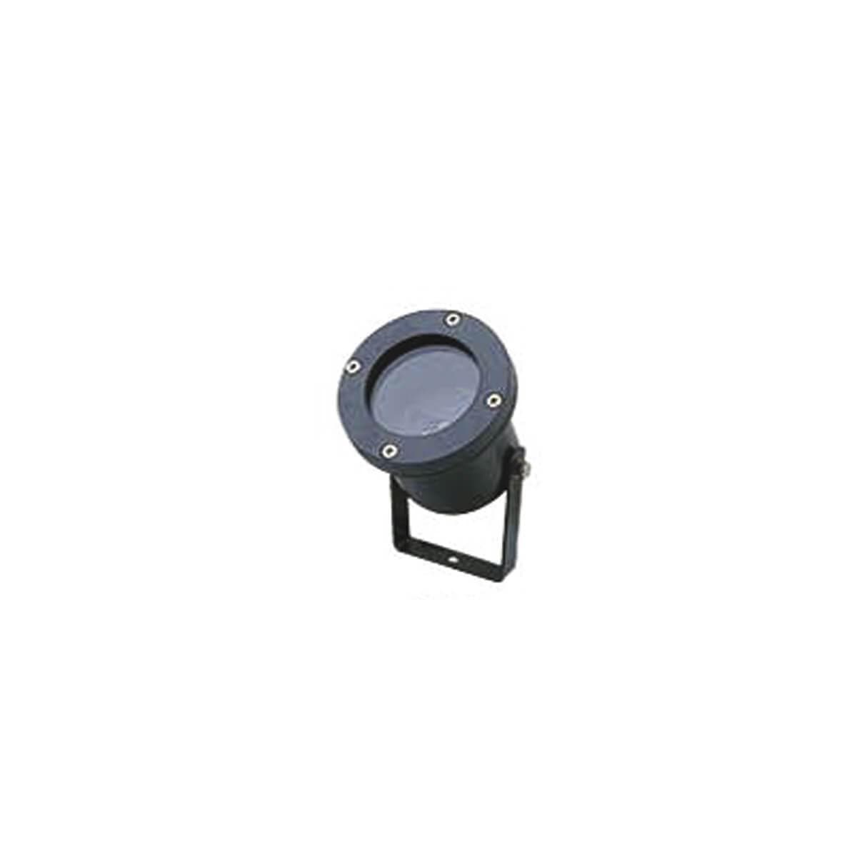 Favourite Relief Черный/Прозрачный Светильник уличный 1*GU10*50W, IP65, лампа в комплект не входит 1832-1W