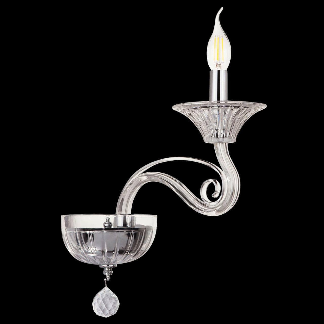 Maytoni Neoclassic Acqua Прозрачный Бра E14 40W DIA010WL-01TR — миниатюра 8