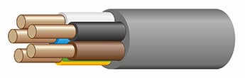 Кабель силовой NYM 5x1.5мм² ГОСТ