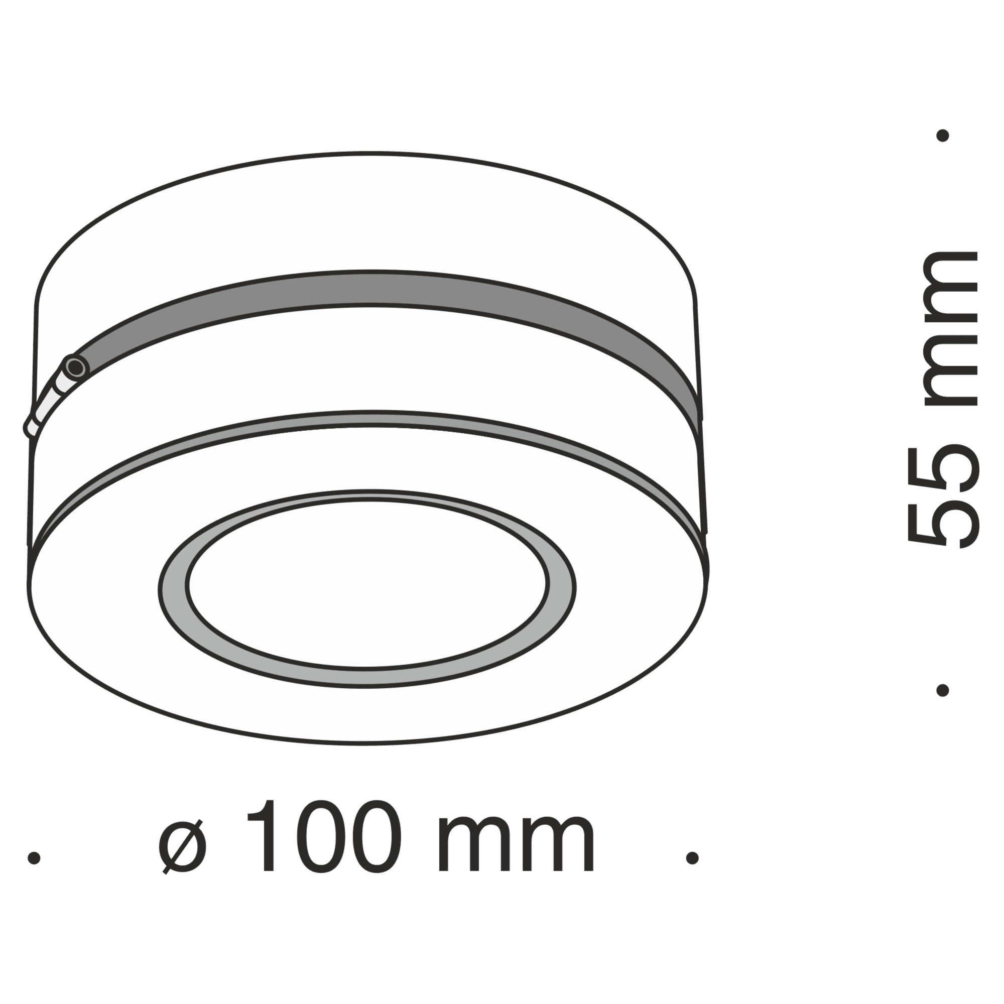 Maytoni Technical Alivar Черный Потолочный светильник LED 12W 860Лм C022CL-L12B — миниатюра 3