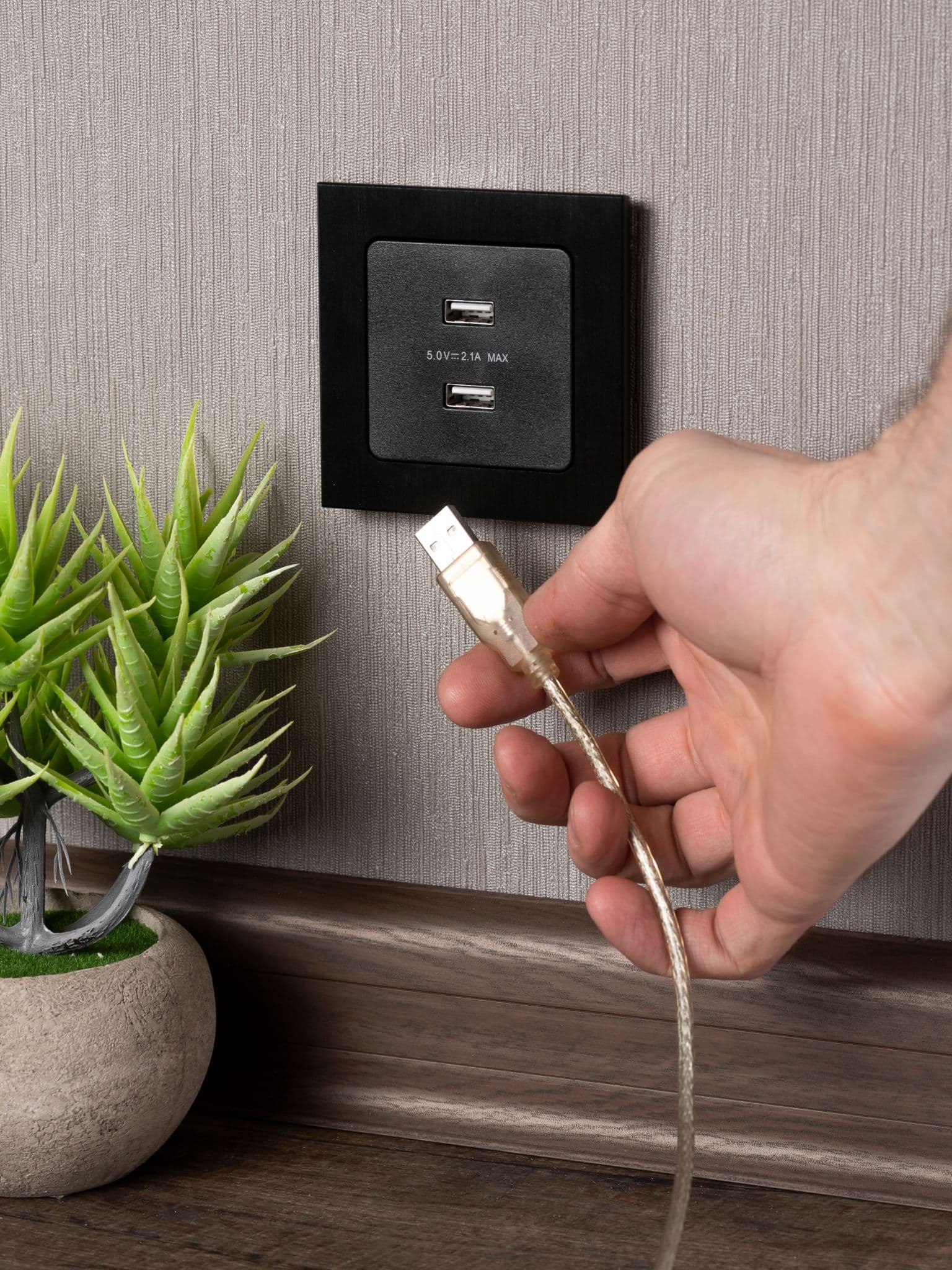 EKF PROxima Стокгольм Черный Розетка USB 2-ая, 2,1А — миниатюра 13