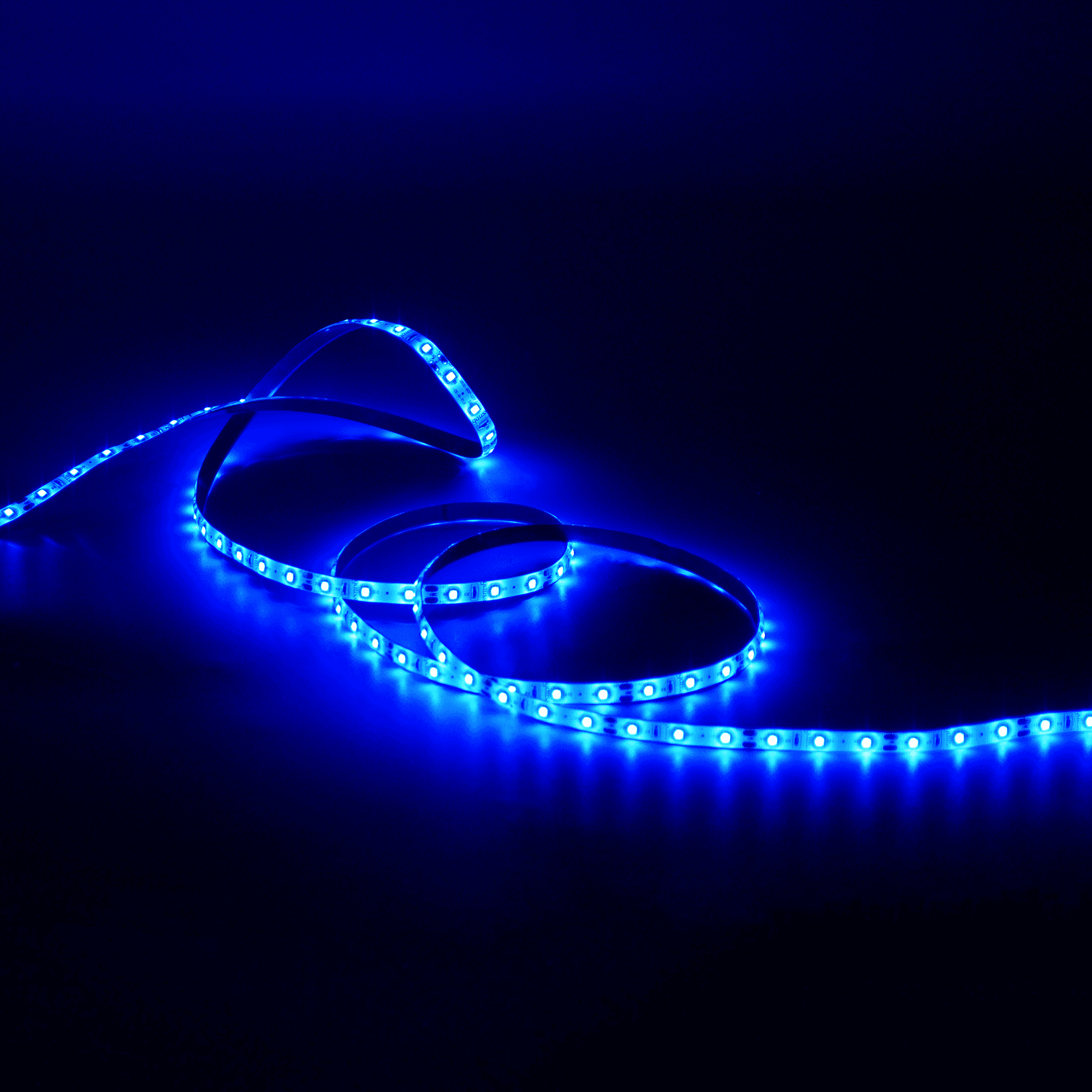 Gauss Лента LED 2835 -SMD 4.8W 12V DC синий IP66 (блистер 5м) 311000505 — миниатюра 11
