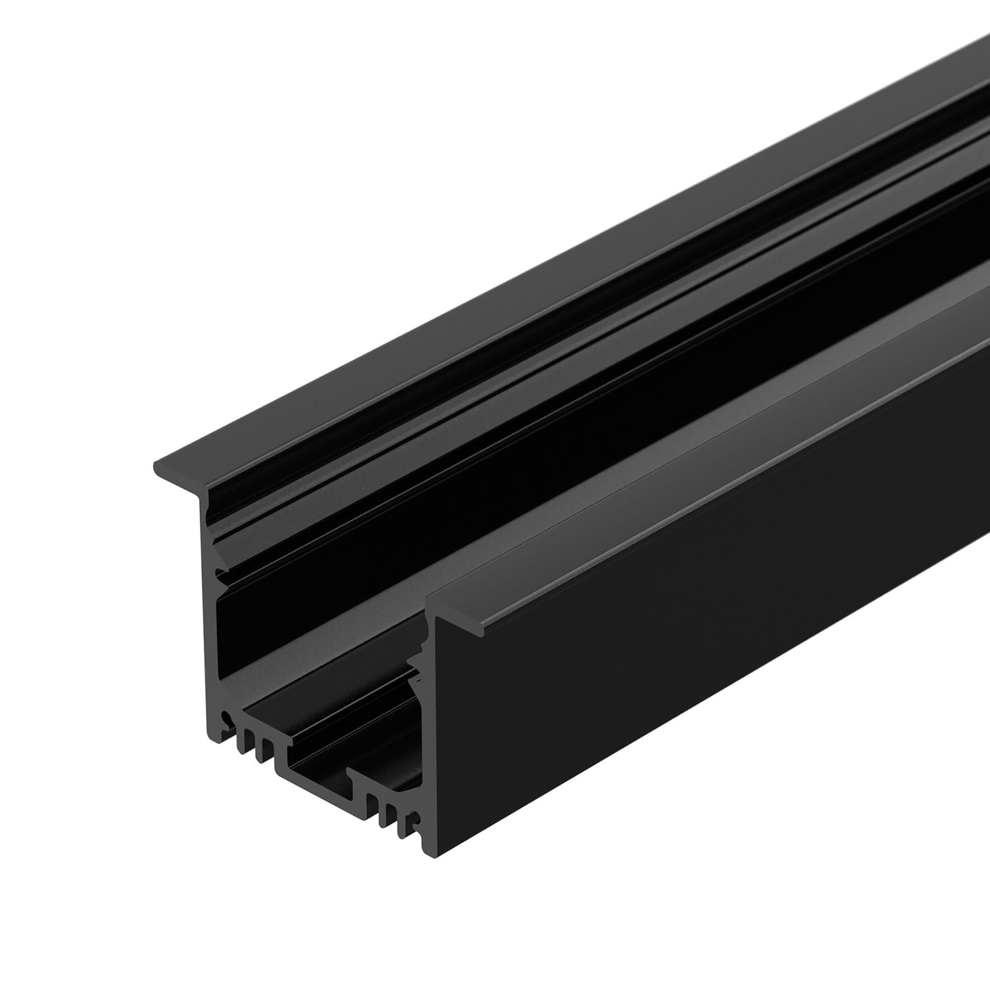 Arlight Профиль SL-LINIA49M-F-2000 BLACK (Алюминий) 036513 — миниатюра 3