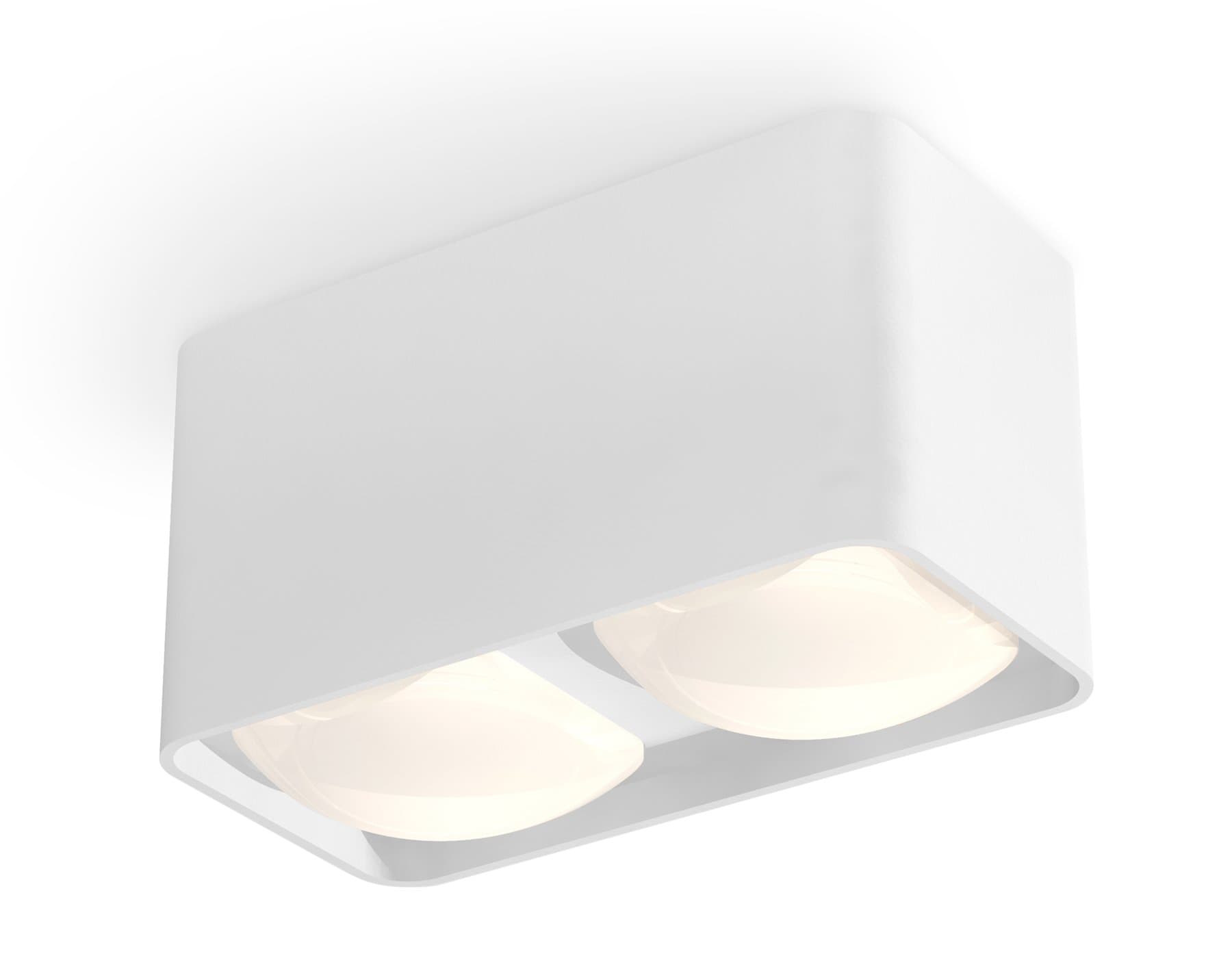 Ambrella Комплект накладного светильника с акрилом XS7850022 SWH/FR белый песок/белый матовый MR16 GU5.3 (C7850, N7756) — миниатюра 1