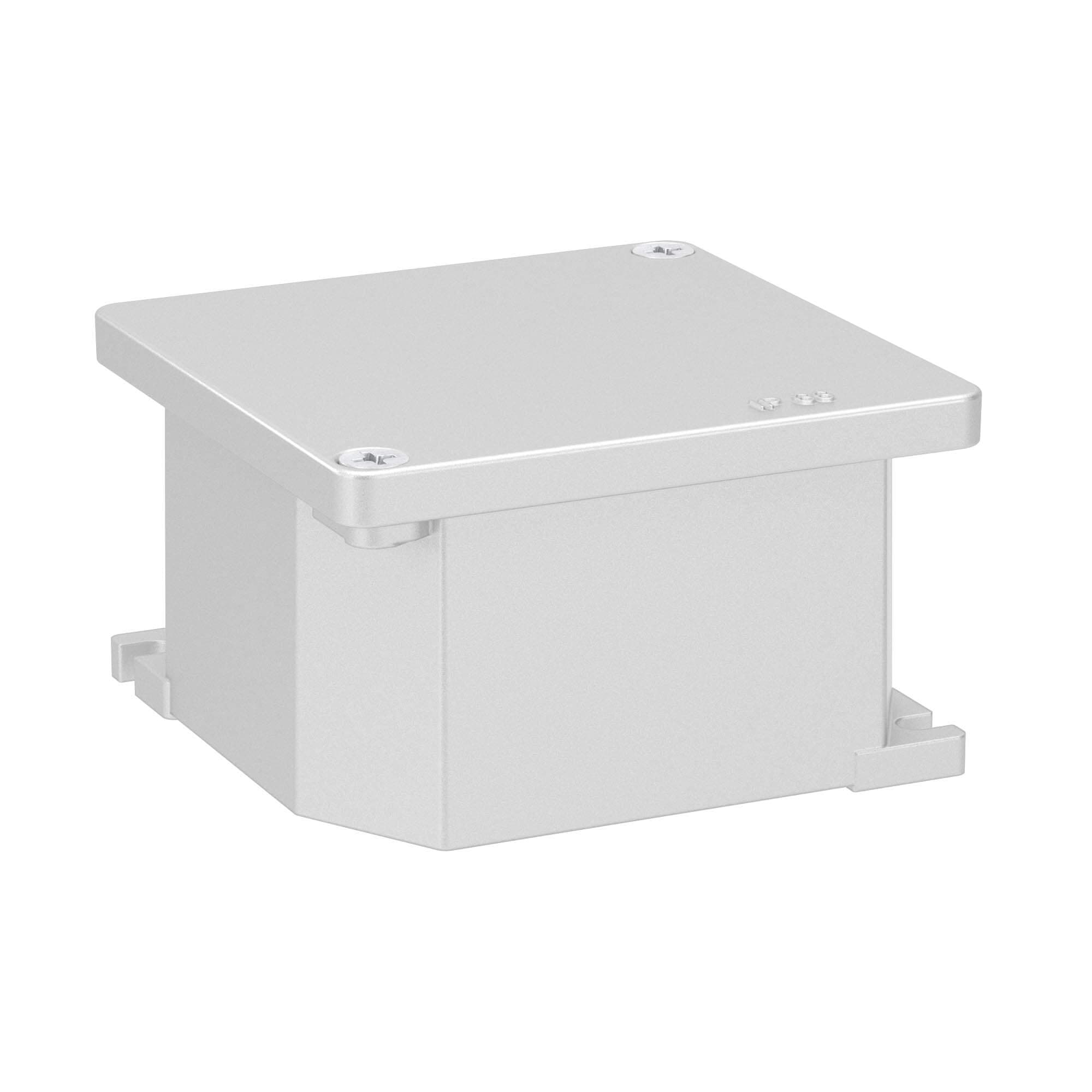DKC Коробка ответвительная алюминиевая окрашенная, IP66/IP67, RAL9006, 90х90х53мм