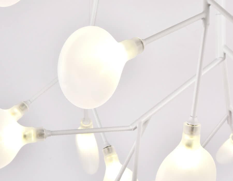 Ambrella Потолочная люстра TR3018/36 WH/FR белый/матовый G4/36 max 20W D920*480 (лампы LED G4 1.5W 4200K в комплекте) — миниатюра 2