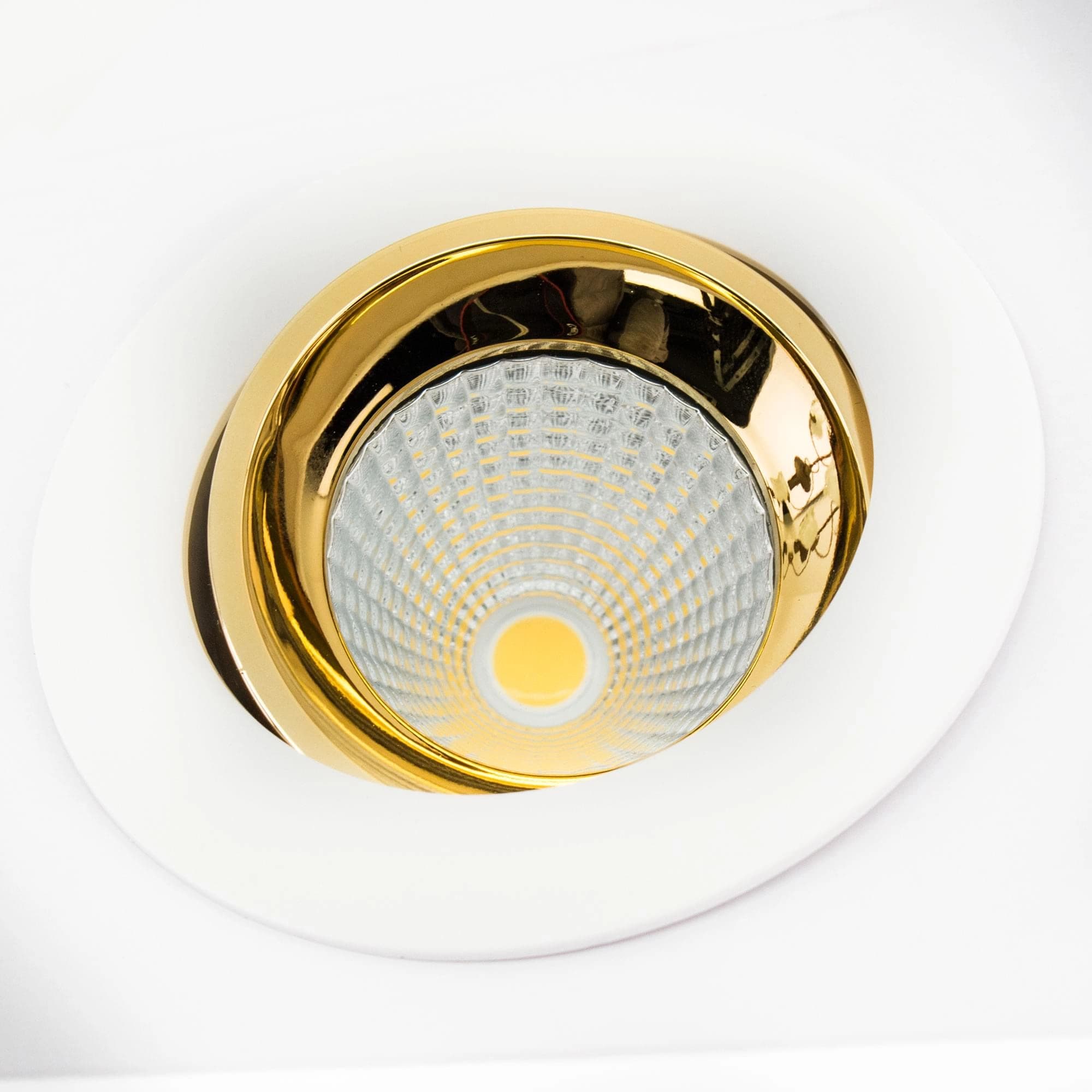 Citilux CLD001W2 Альфа Бел.+Зол. Светильник Встр. LED 7W*3000K — миниатюра 4