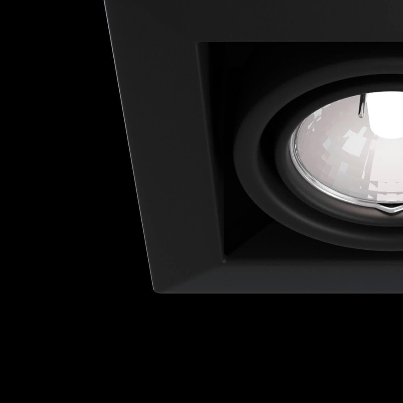 Maytoni DownLight Metal Черный Встроенный светильник 1xGU10 50W DL008-2-01-B — миниатюра 11