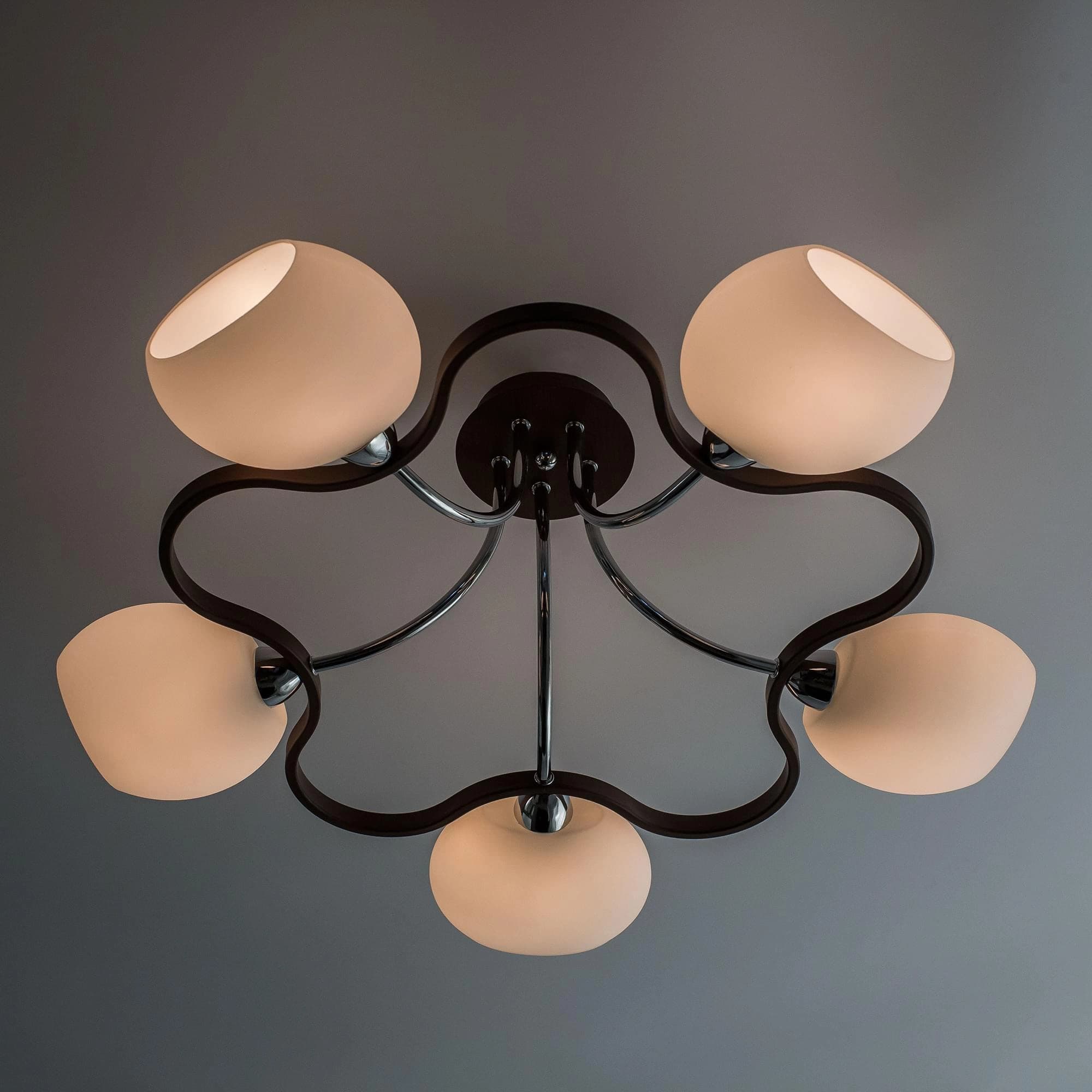 Citilux CL131151 Октава Хром+Венге Светильник Люстра — миниатюра 7