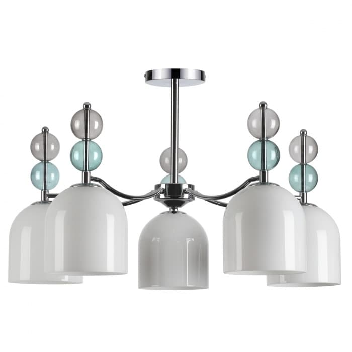 Lumion 5235/5C MODERNI LN23 хром Люстра потолочная E27 5*40W 220V GILLIAN