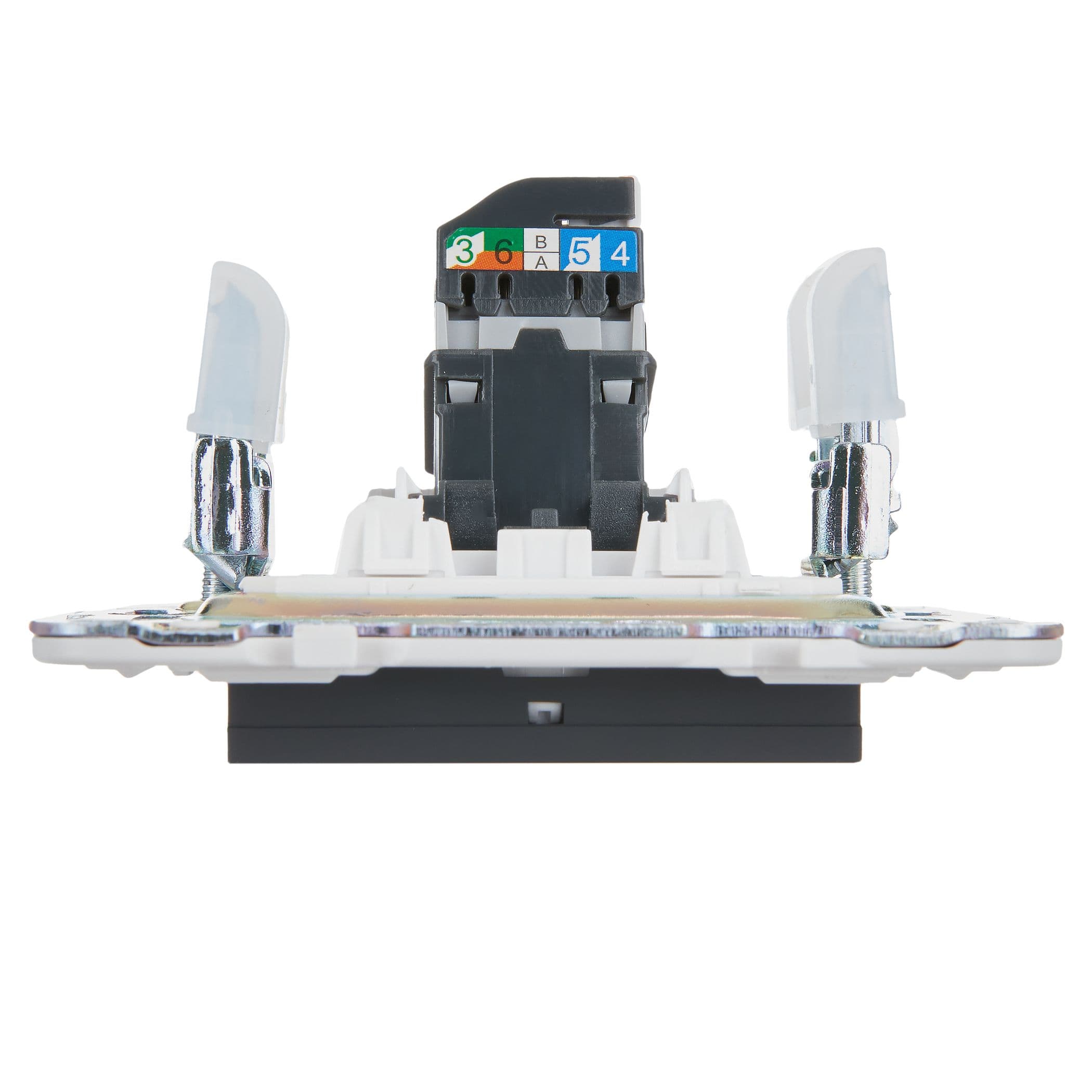 IEK SKANDY Графит Розетка компьютерная RJ45 кат.5E SK-K01G — миниатюра 5