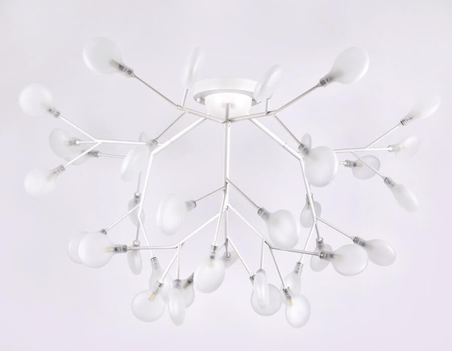 Ambrella Потолочная люстра TR3018/36 WH/FR белый/матовый G4/36 max 20W D920*480 (лампы LED G4 1.5W 4200K в комплекте) — миниатюра 3