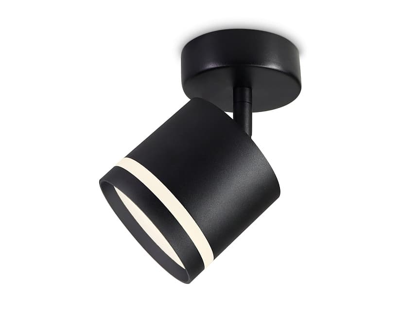Ambrella Накладной поворотный спот TA1414 BK черный GX53 max 12W 82*80*150